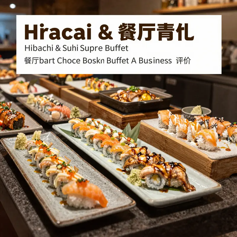 Map highlighting locations of Hibachi & Sushi Supreme Buffet restaurants across several states.