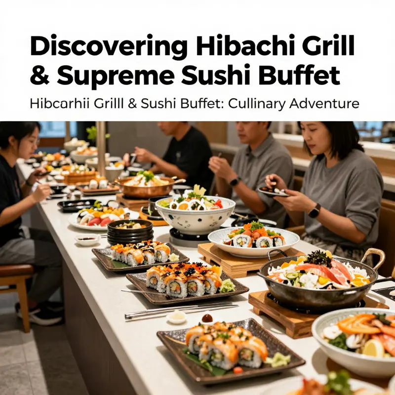 A diverse array of dishes showcasing the buffet’s offerings and vibrant atmosphere.