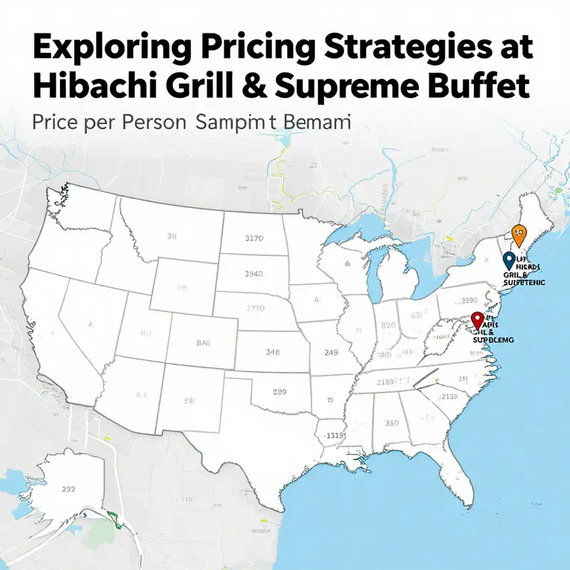 Price variation across Hibachi Grill & Supreme Buffet locations.