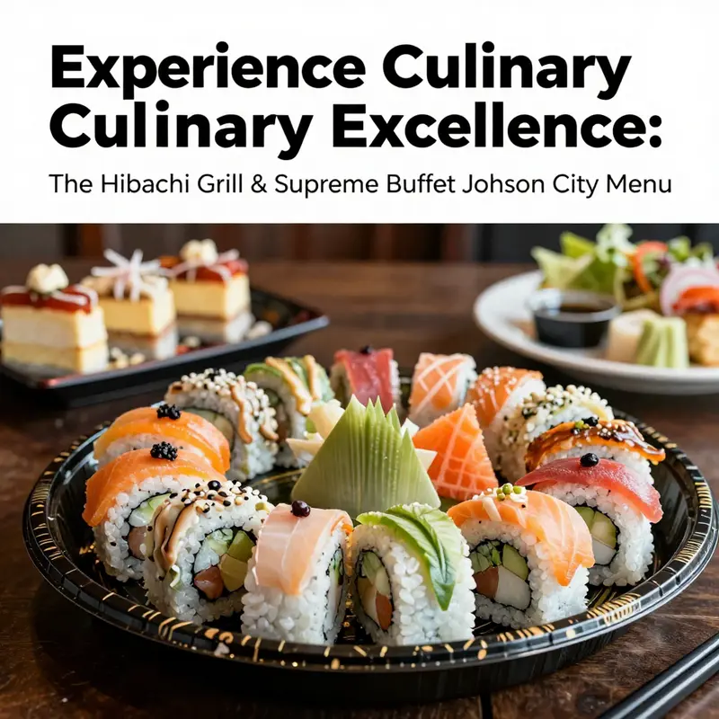 An overview image showcasing the hibachi grill experience at Hibachi Grill & Supreme Buffet.
