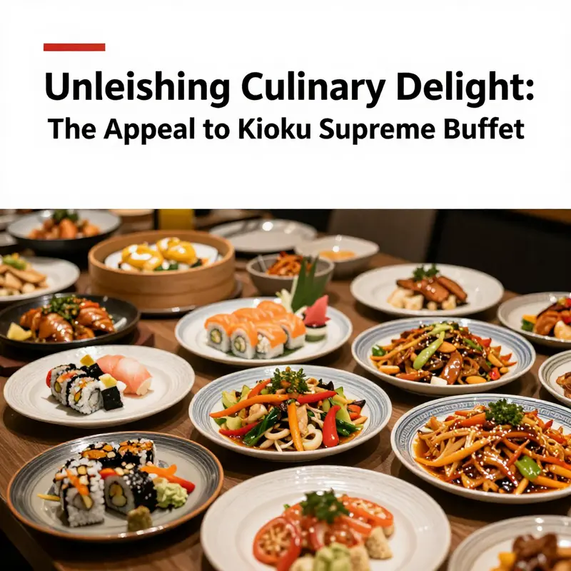 The inviting atmosphere at Kioku Supreme Buffet encourages diners to indulge in a delightful buffet experience.