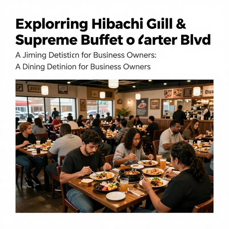 Interior of Hibachi Grill & Supreme Buffet filled with diners enjoying a buffet meal in a vibrant setting.