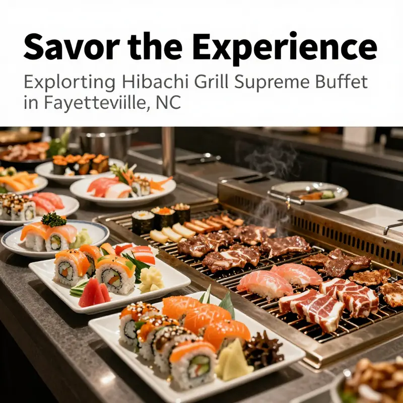 A vibrant selection from the diverse buffet menu at Hibachi Grill Supreme.