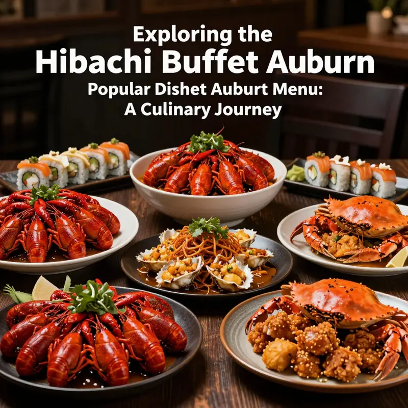 A delightful assortment of appetizers and soups from Hibachi Buffet, perfect for starting your dining experience.