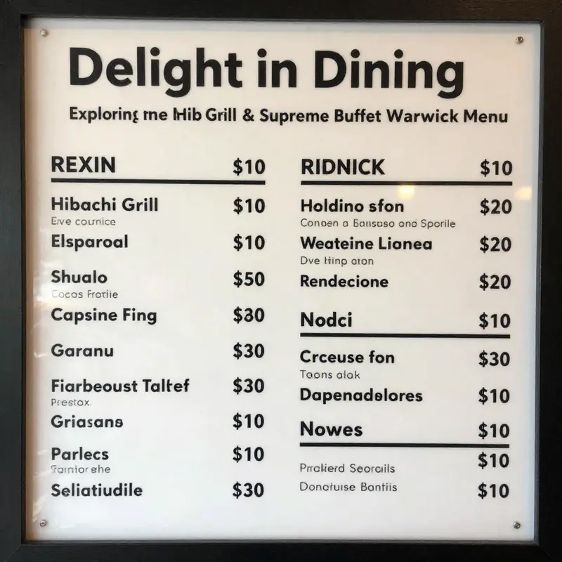 A delicious array of carry-out buffet options showcasing the variety available at Hibachi Grill & Supreme Buffet.