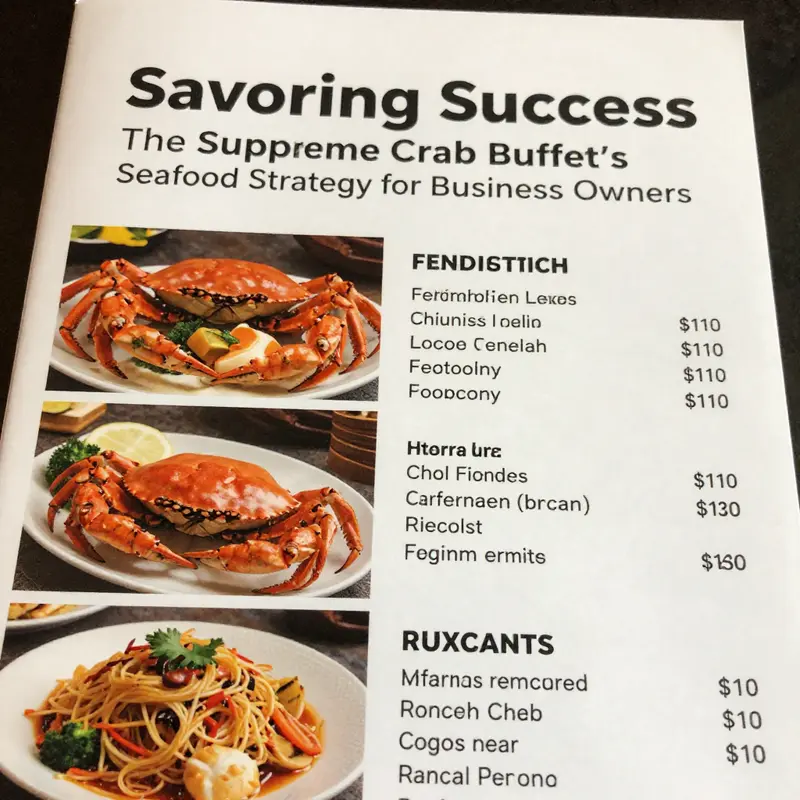 A bountiful display of seafood choices at Supreme Crab Buffet, showcasing the variety and freshness that attract patrons.