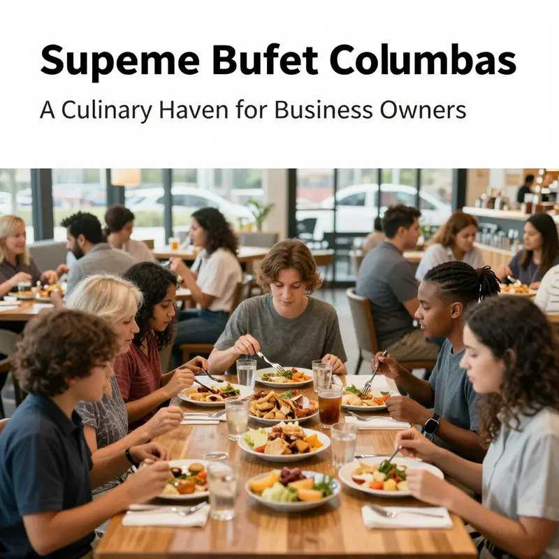 A colorful array of dishes illustrating the diverse menu options at Supreme Buffet Columbus.