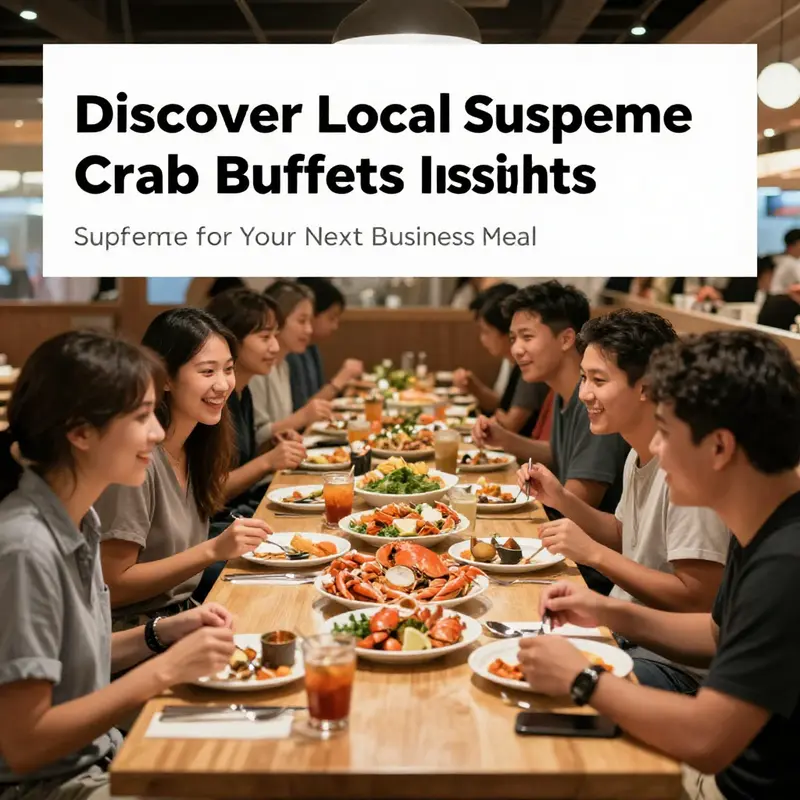 A scenic view of the Supreme Crab Buffet in San Francisco, perfect for business gatherings.