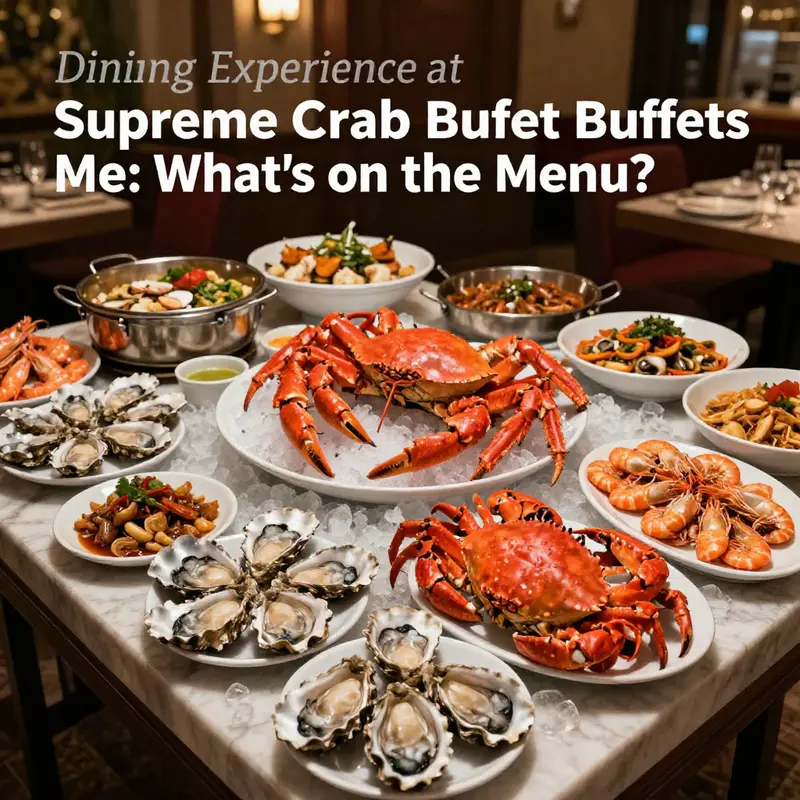 A scenic view of the Supreme Crab Buffet in San Francisco, perfect for business gatherings.