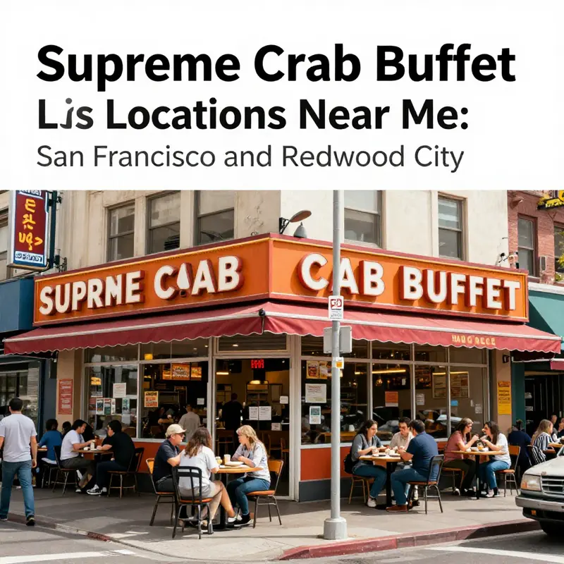 A scenic view of the Supreme Crab Buffet in San Francisco, perfect for business gatherings.