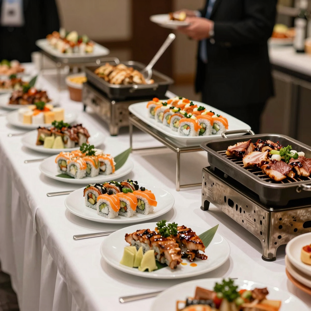 Ichiban Supreme Buffet setting for corporate dining