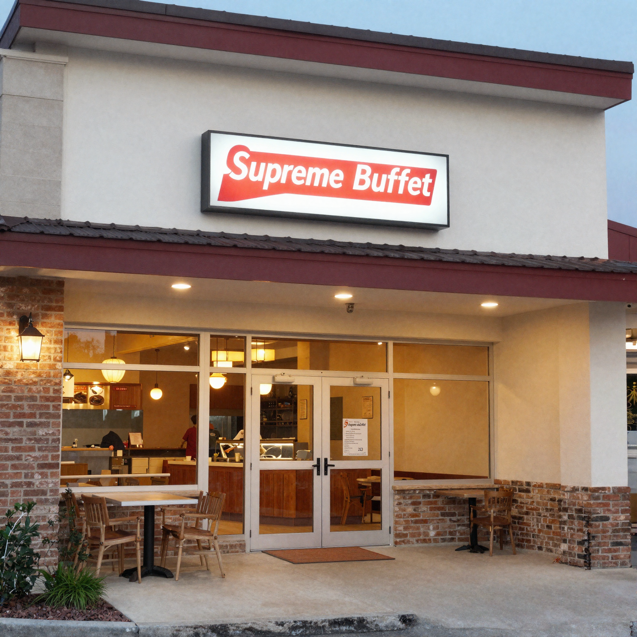 Exterior of Supreme Buffet in Hagerstown, MD