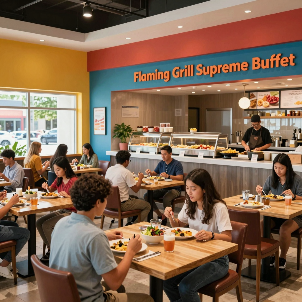 Flaming Grill Supreme Buffet Interior