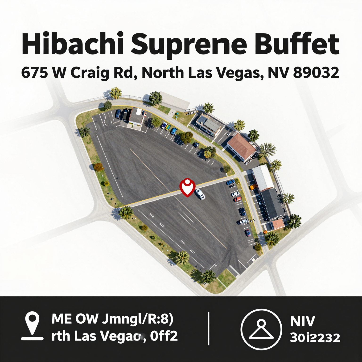 Hibachi Supreme Buffet Accessibility Map