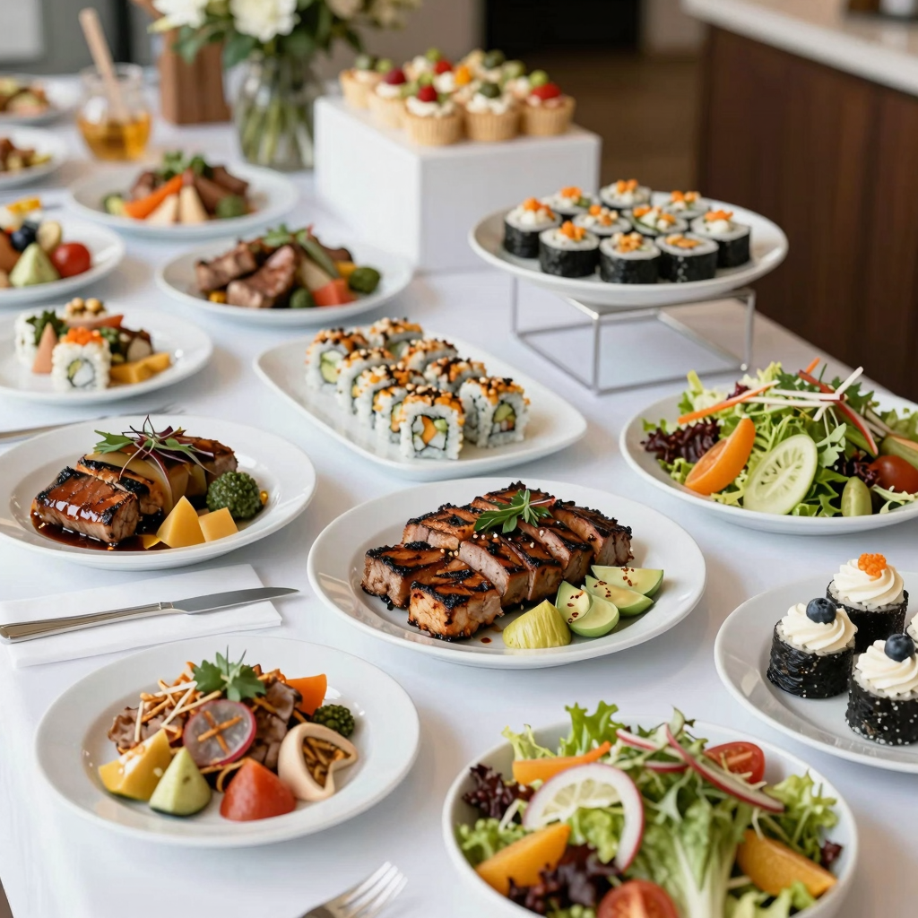 Hibachi Buffet Setup