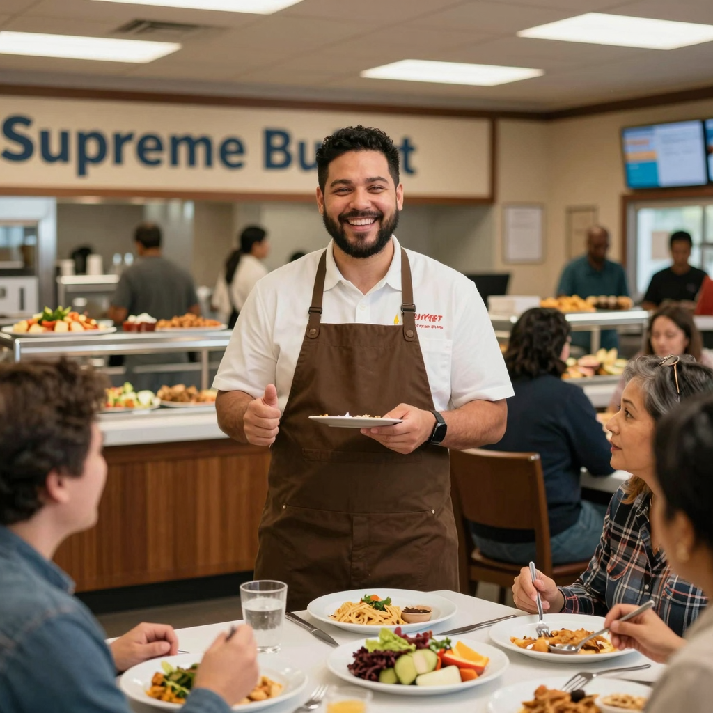 Local business owner sharing a positive experience at Supreme Buffet Hagerstown