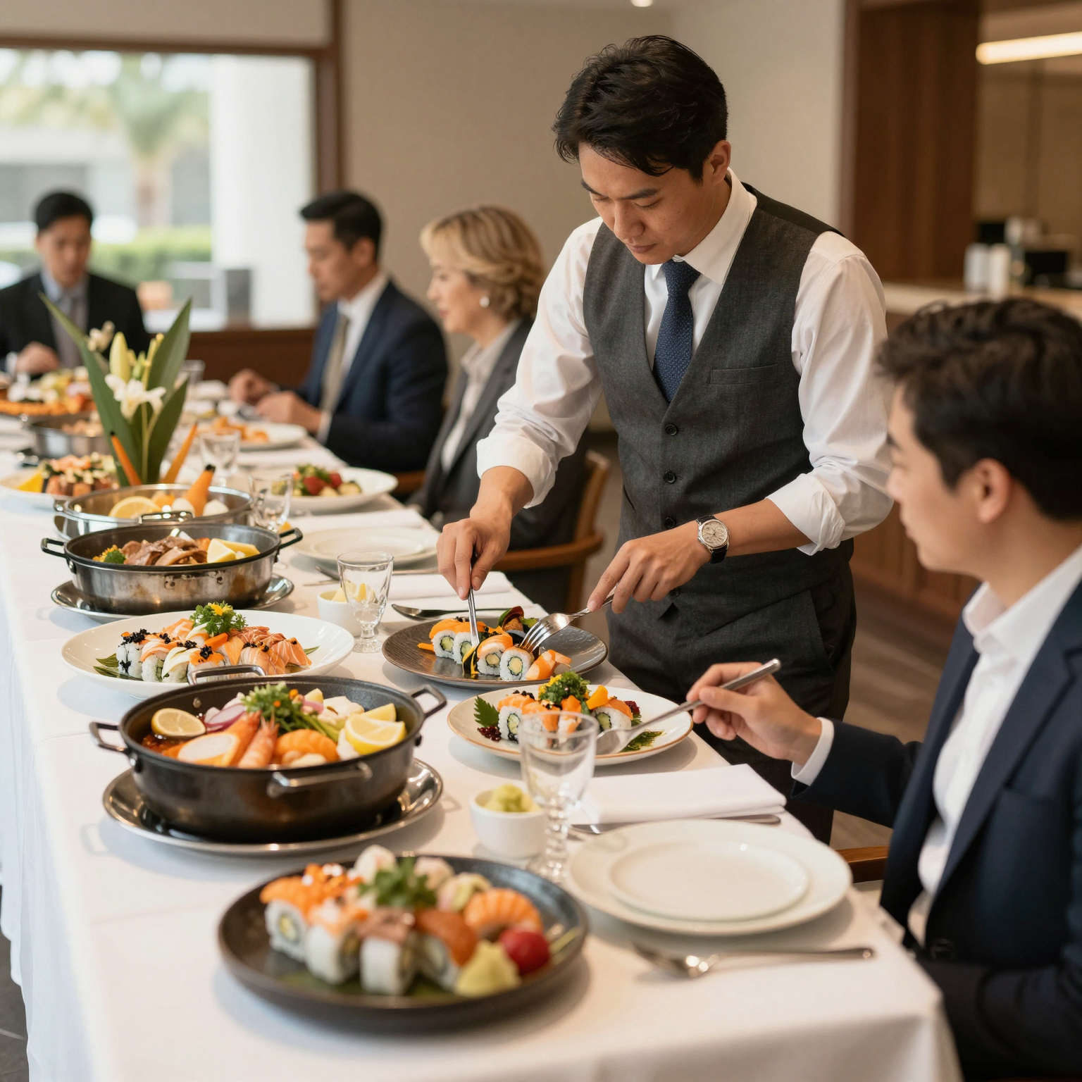Dining setting at Supreme Hibachi & Sushi Buffet