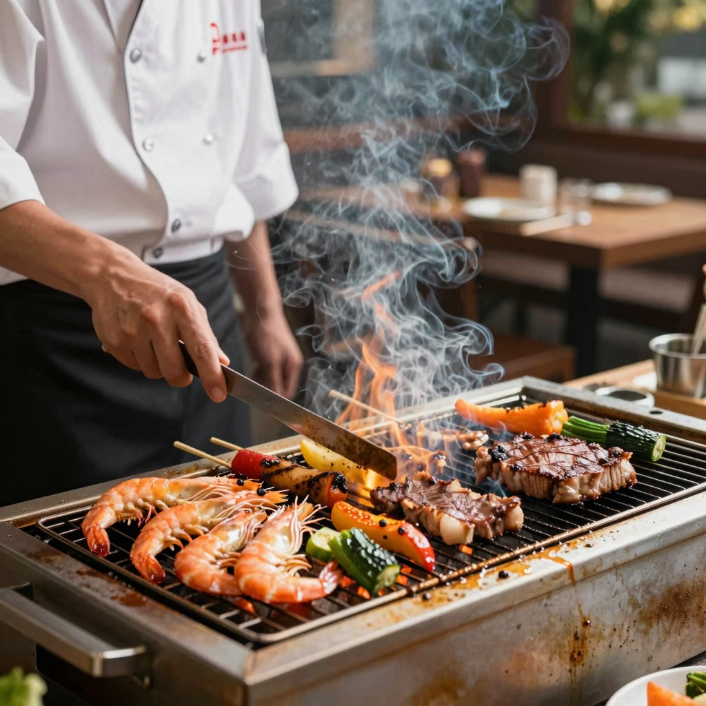 Hibachi Grilling