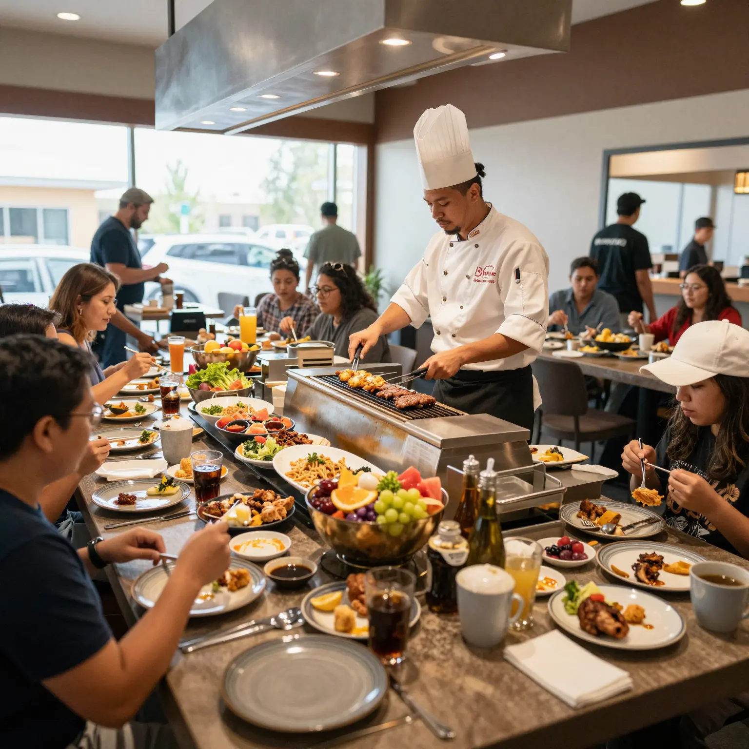 Hibachi Supreme Buffet Scene