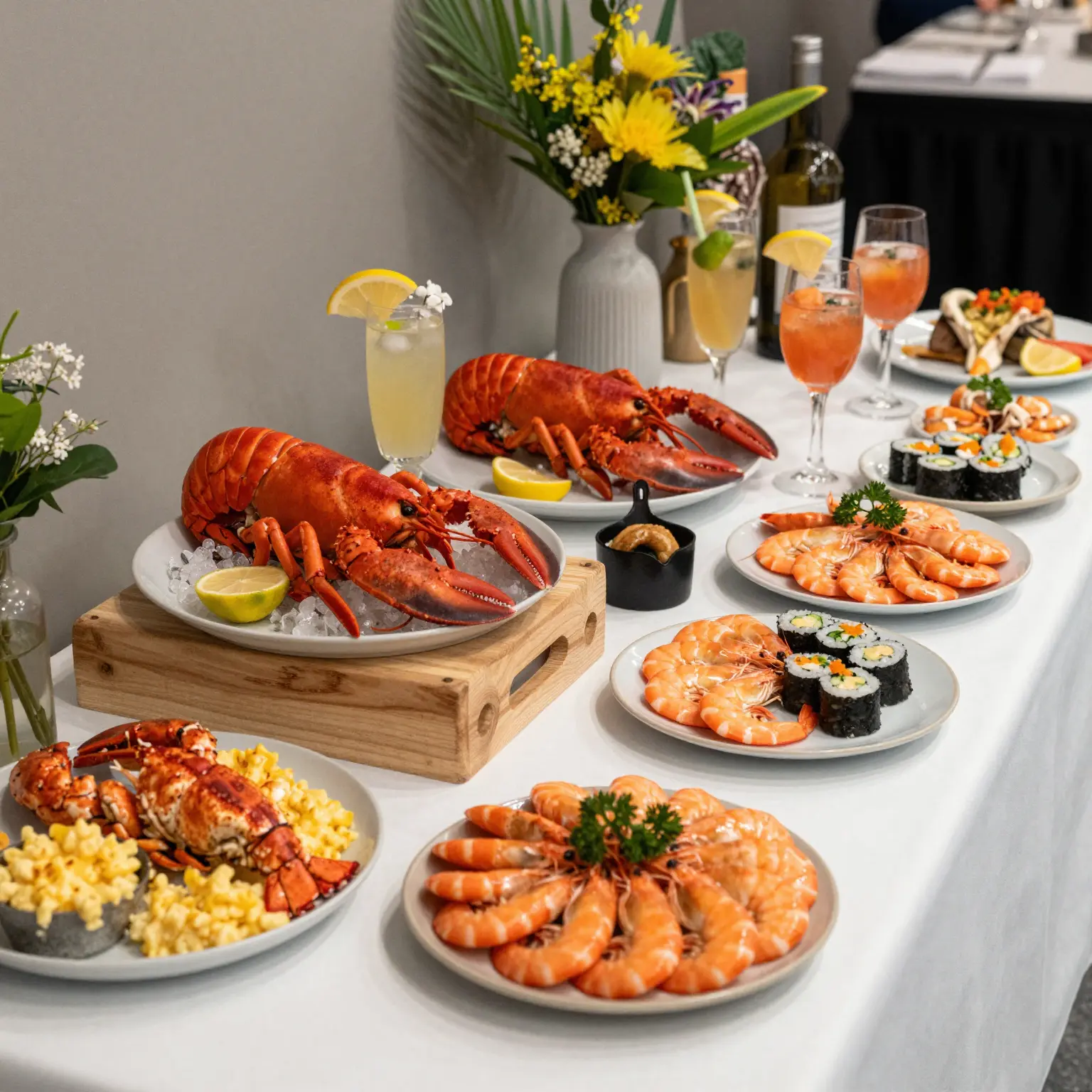 Seafood Buffet Offerings